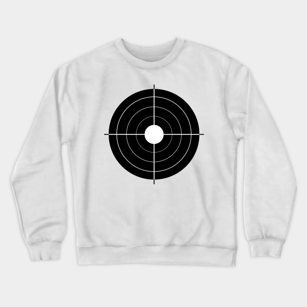shooting target Shooting Target Crewneck Sweatshirt TeePublic
